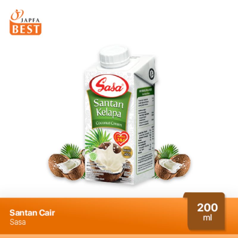 

Sasa Santan Kelapa Cair 200 ml