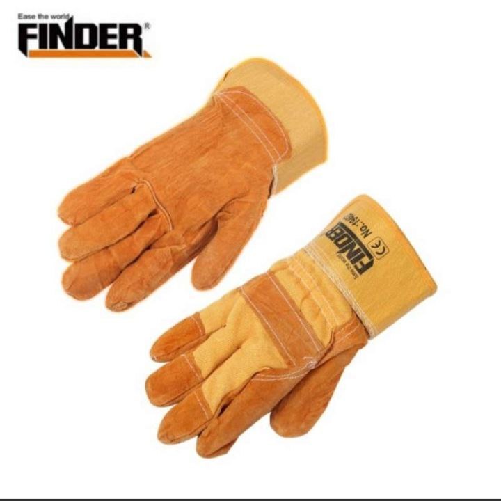 Sarung Tangan Las Anti Api Finder /sarung tangan las listrik anti api/Sarung Tangan Kulit/SARUNG TAN