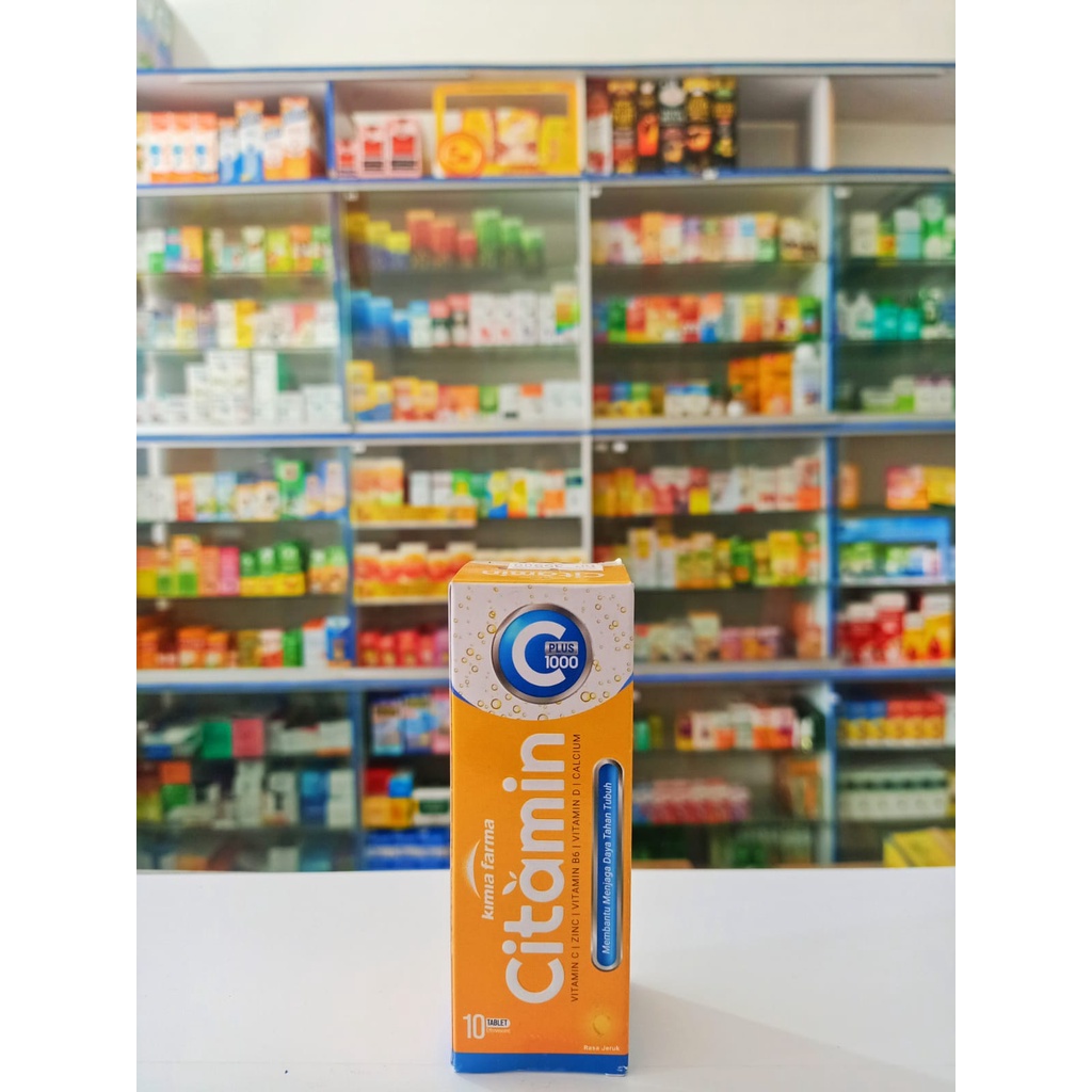 Citamin C Plus 1000 MG Effervescent Kimia Farma Isi 10 Tablet