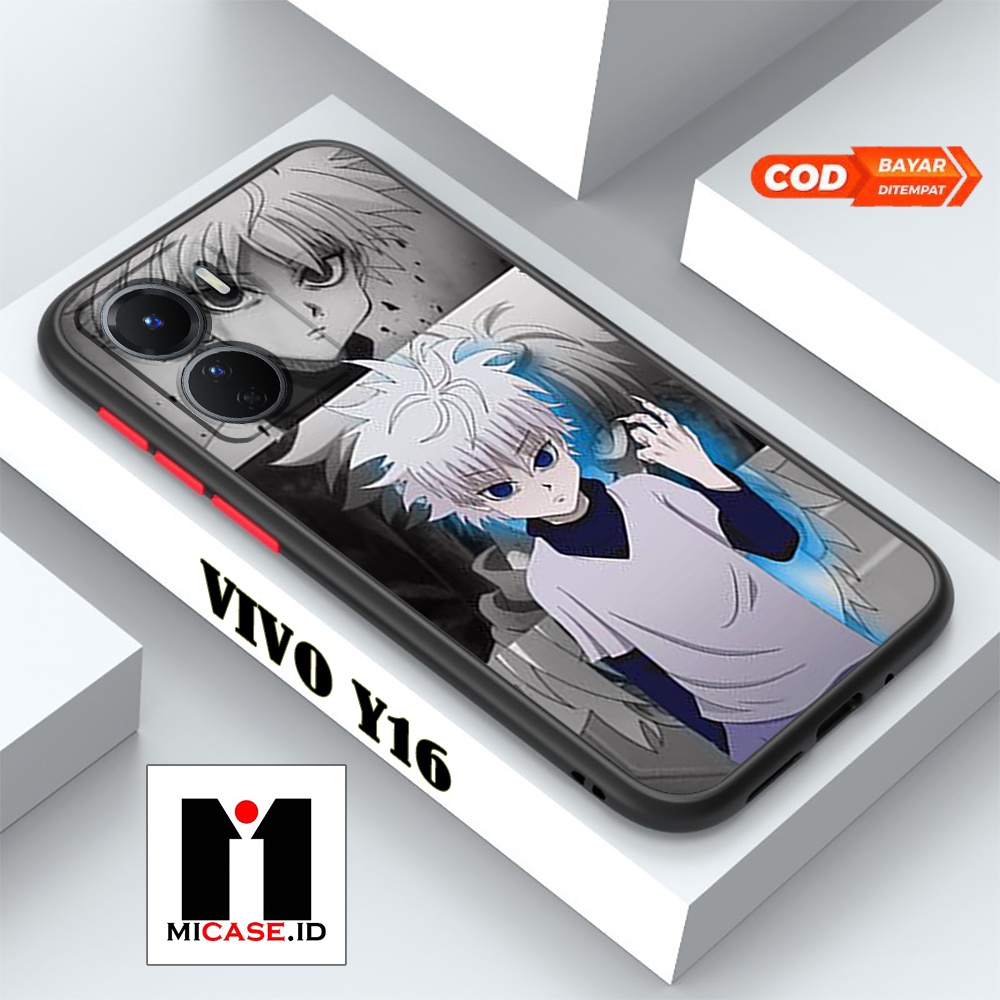 Case VIVO Y16 - Casing VIVO Y16 Fashion Case Terbaru 2022 MI.CASE [ KILLUA ZOLDYCK ] Soft Case Glass