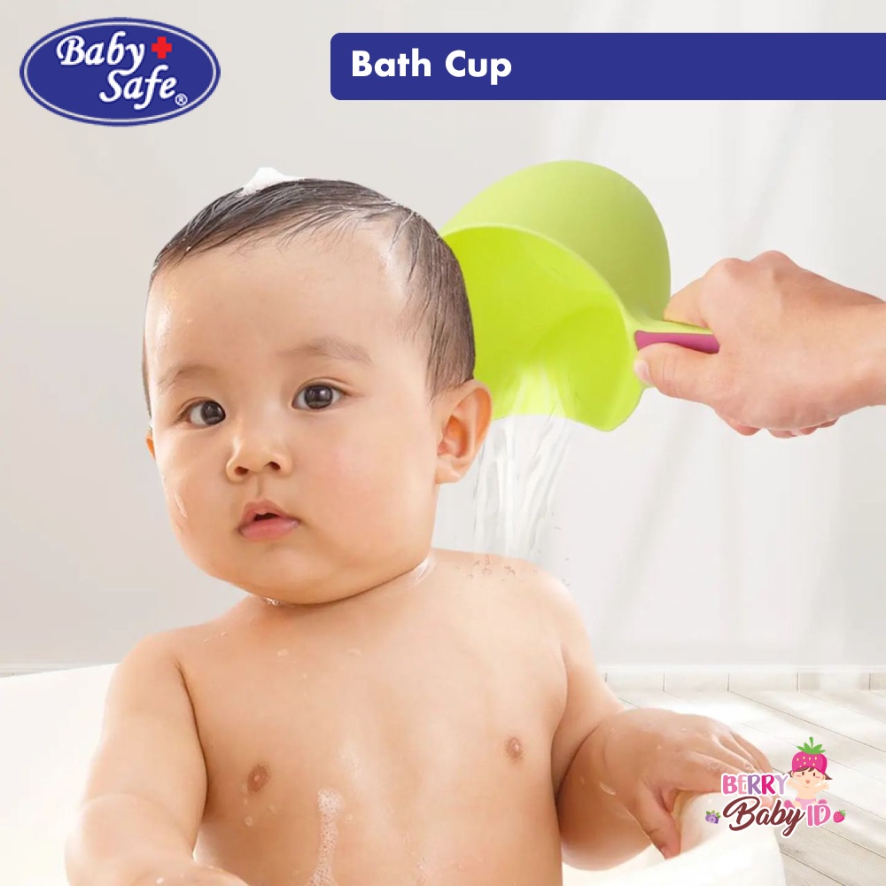 Baby Safe Bath Cup Gayung Perlengkapan Mandi Bayi Anak BPA Free BT010 Berry Mart