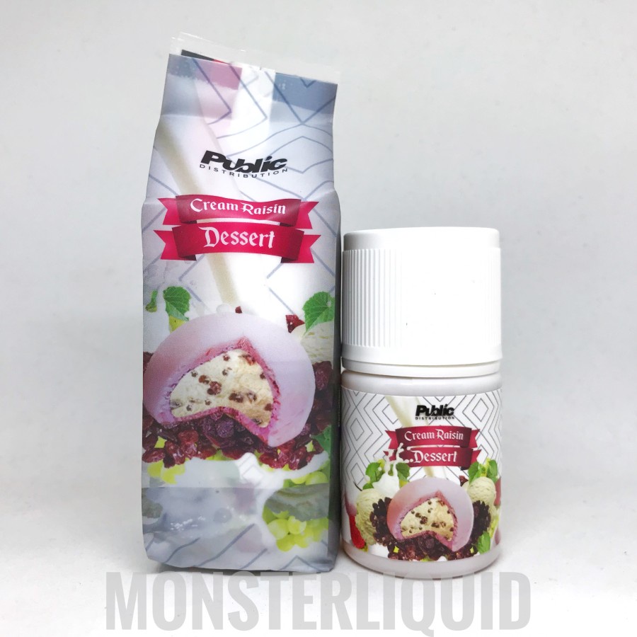 CREAM RAISIN V2 DESSERT BY PUBLIC DISTRIBUTION 3MG 60ML