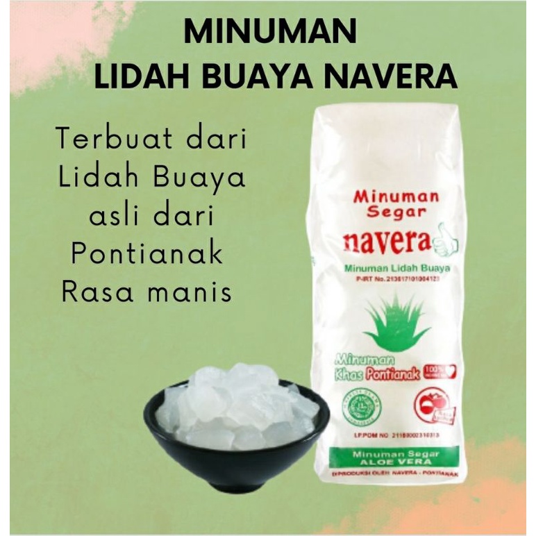 

Minuman Lidah Buaya Aloevera Navera asli Pontianak