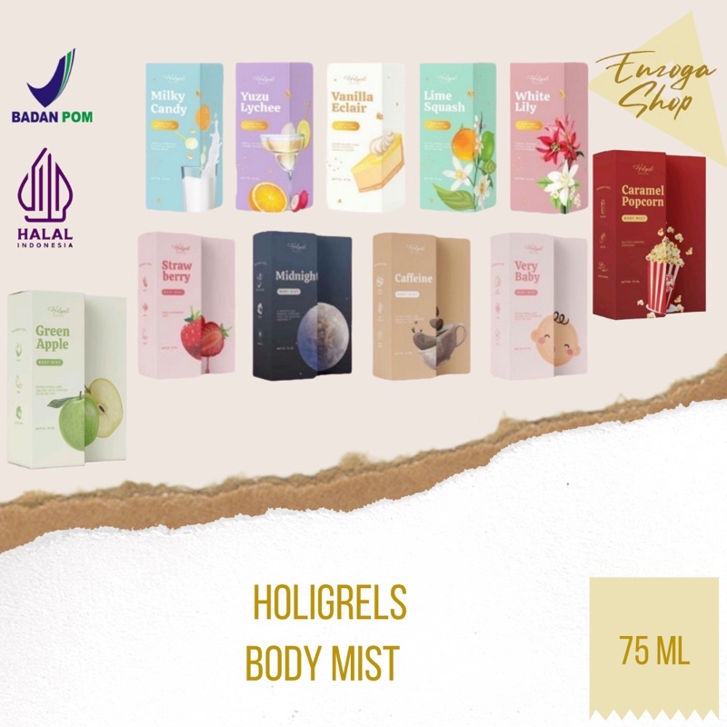 Holigrels body mist