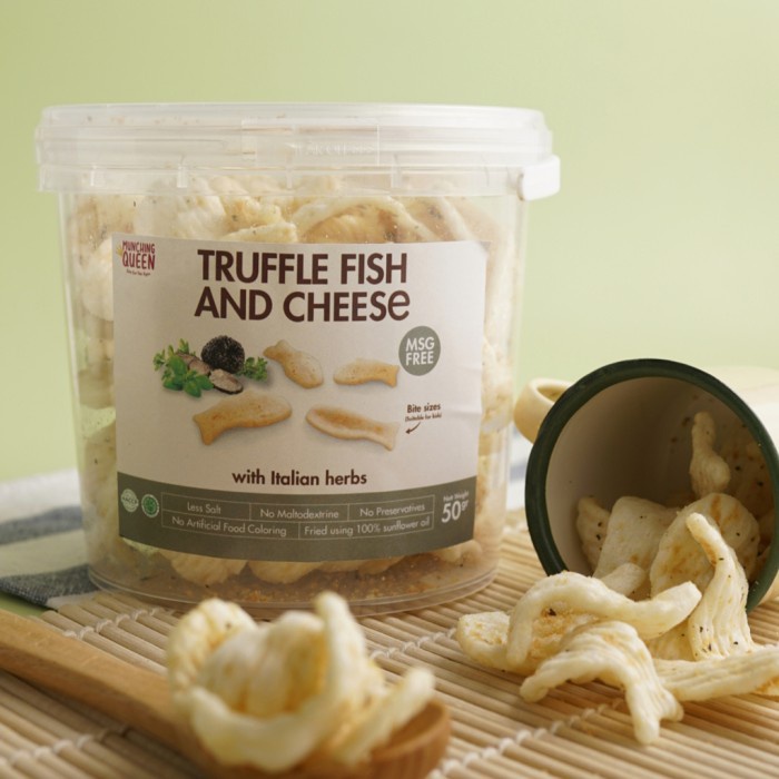 

NEW Truffle Fish And Cheese Crackers / Cemilan Anak Kerupuk Keju NO MSG