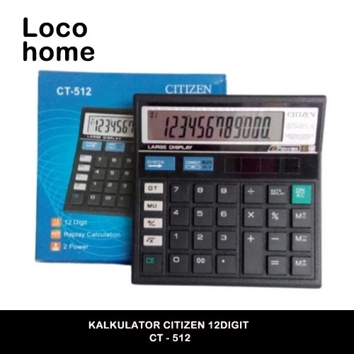 

Kalkulator Citizen CT-512 12DIGIT