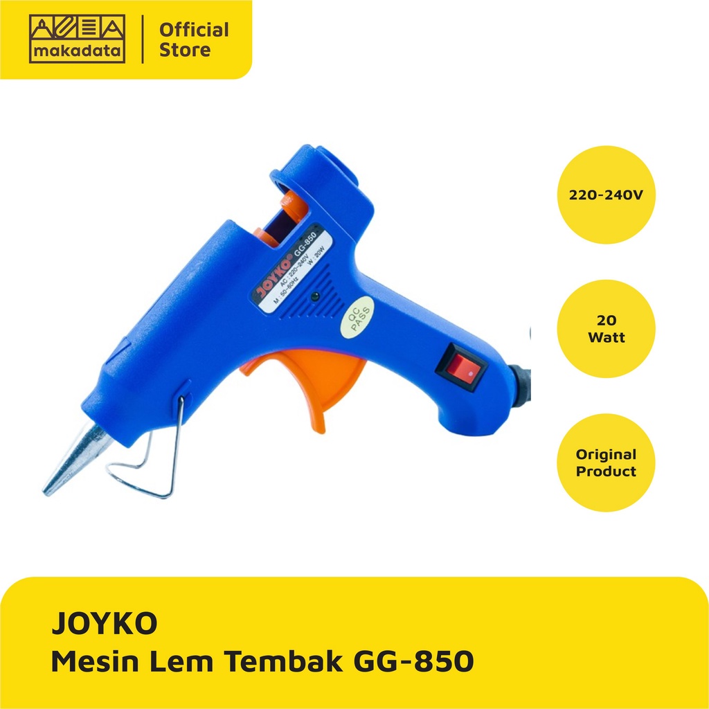 GLUE GUN / MESIN ALAT LEM TEMBAK JOYKO GG-850 20 WATT MURAH