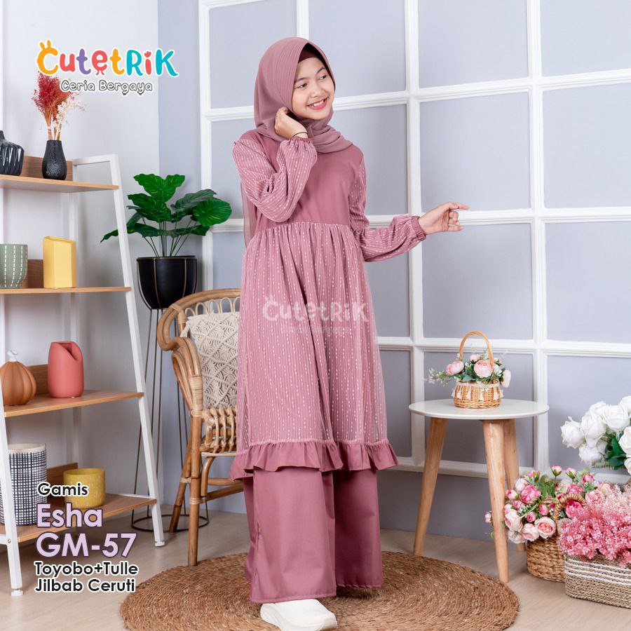 Cutetrik Gamis Tile Eisha GM 57