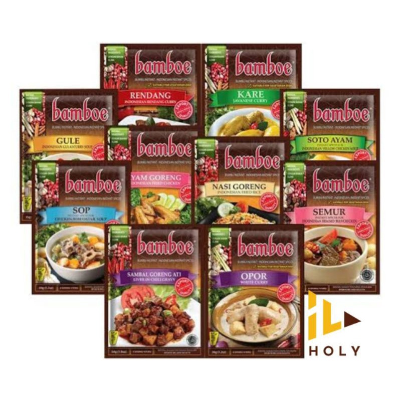 

Bamboe Bumbu All Varian Rawon Soto Gule Kare Rendang Tom Yum Balado Bali Nasi Goreng Opor