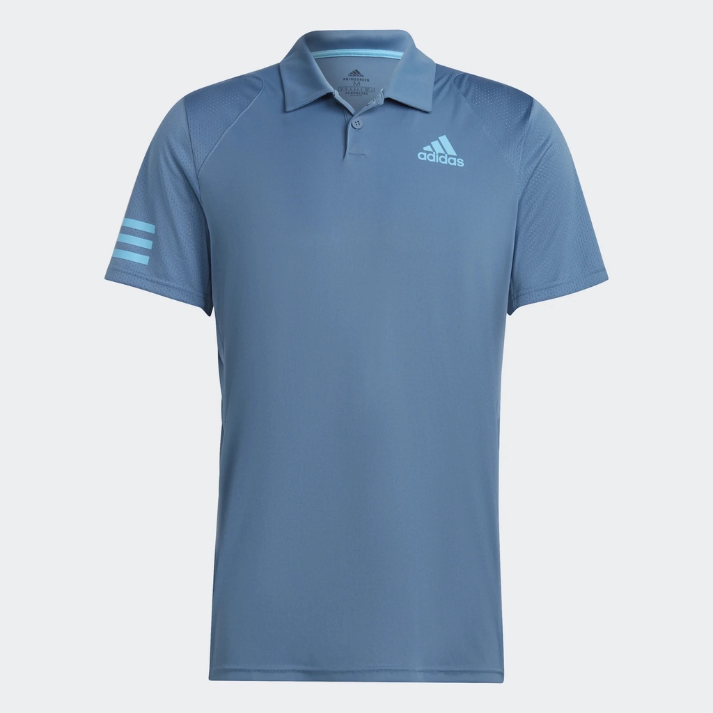 Baju Pria Adidas Club Tennis 3-Stripes Polo  Biru Sky