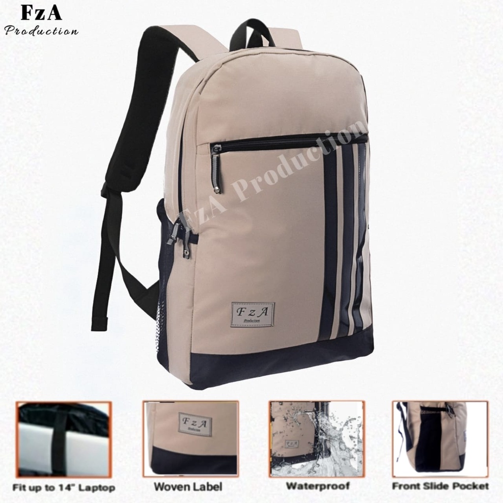 FzA Official - Tas Ransel Distro Casual Pria Wanita / Tas Ransel Laptop Backpack Sekolah Kuliah Distro Original Tas Punggung Laptop - CRLTP