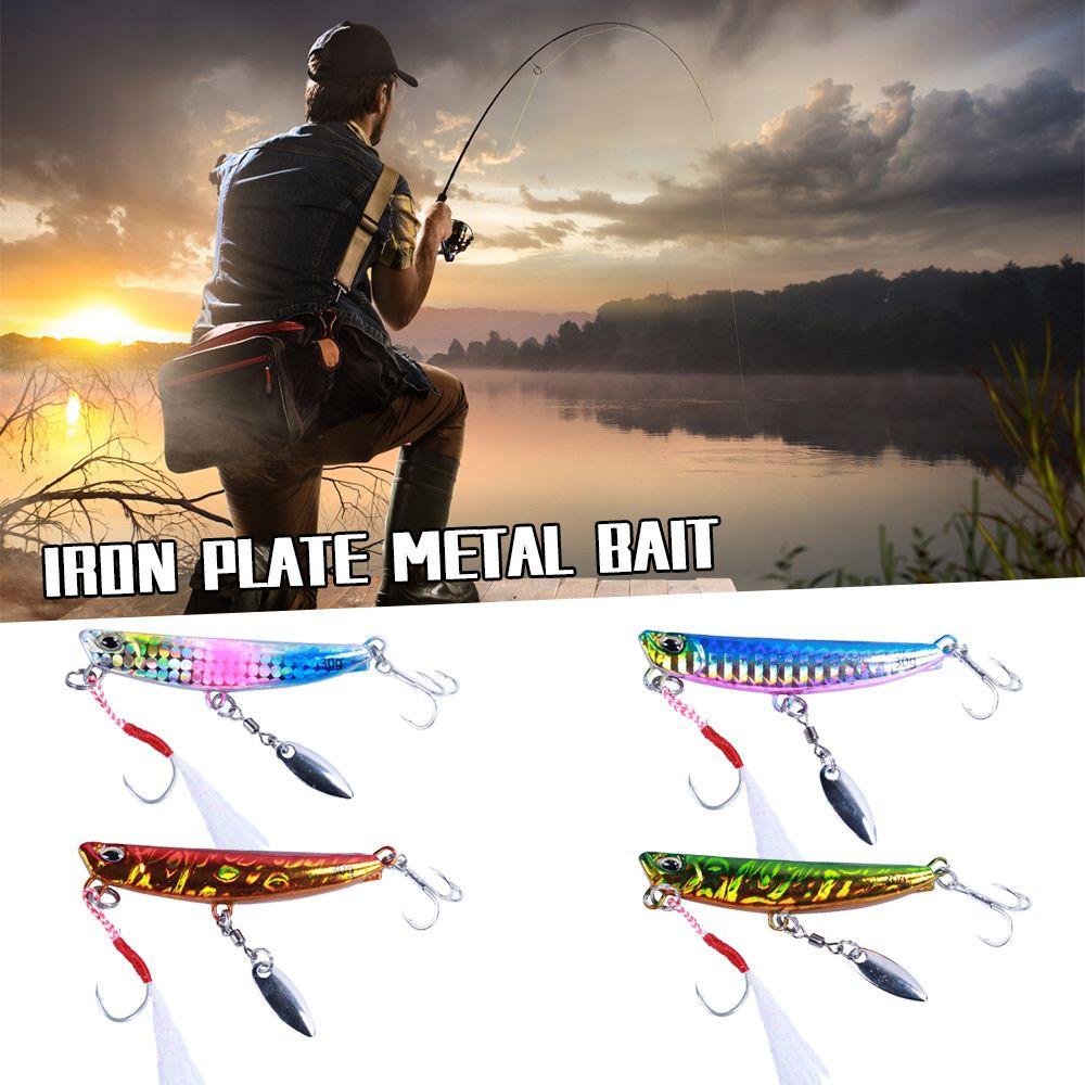 Preva Metal Fishing Lure Sequin Ikan Kecil Warna Warni 60G Lead Casting