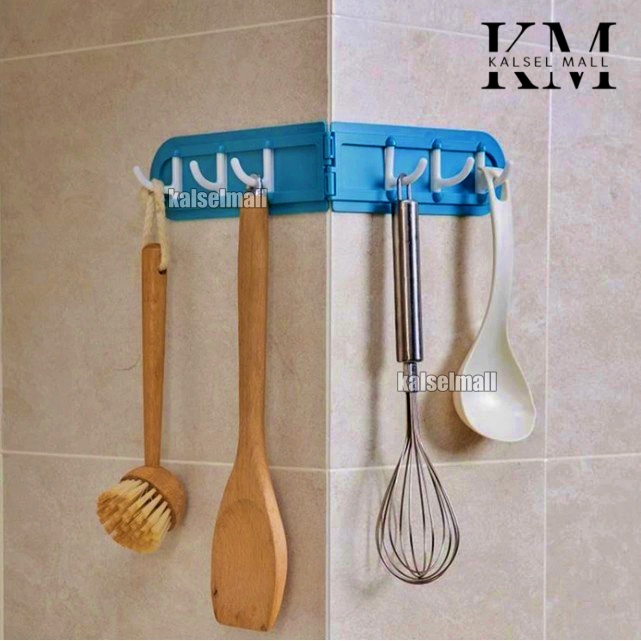 Gantungan Hook Tempel Tanpa Palu Pengait Kaitan Spatula Alat Dapur Peralatan Kamar Mandi Serbaguna Alat Gantung Hanger Kapstok Baju Celana Pakaian Rinjing Wajan Sepatula Pisau Multifungsi Dinding Tembok Lemari ART10