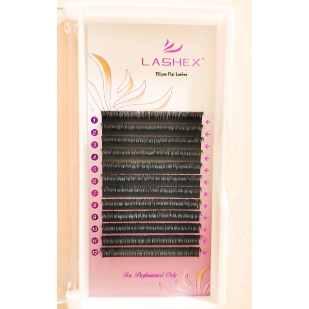 LASHEX ELLIPSE FLAT LASHES BULUMATA ELLIPSE SPLIT TIPS NAGARAKU ELLIPSE