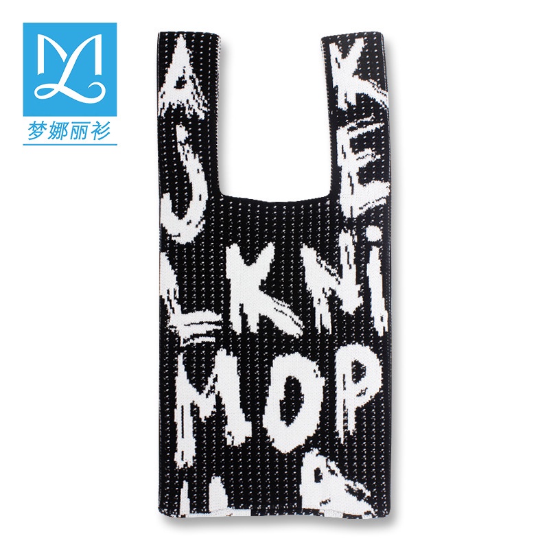♫ Megata ♫  TS003 Tote Bag Model Huruf rajut tebal korea hand bag fashion korea