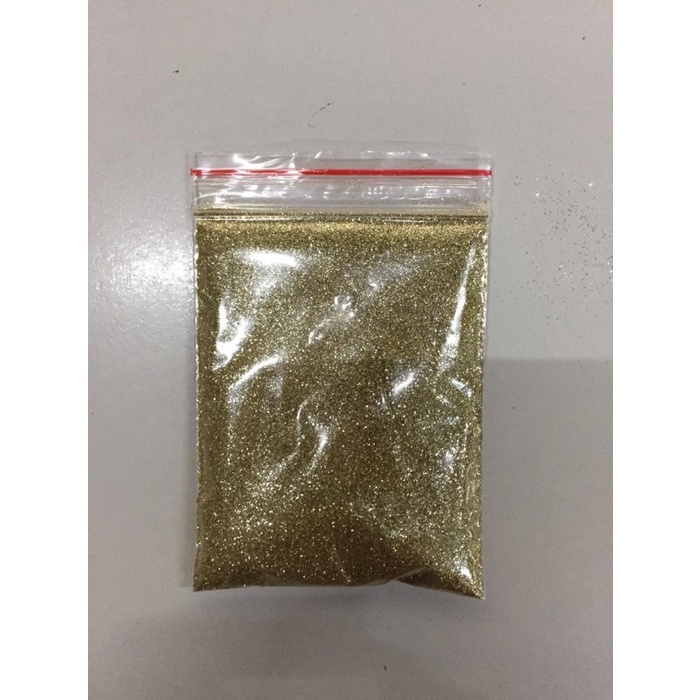 

Glitter Serbuk / Bubuk Powder 500 gram / Gliter - Emas