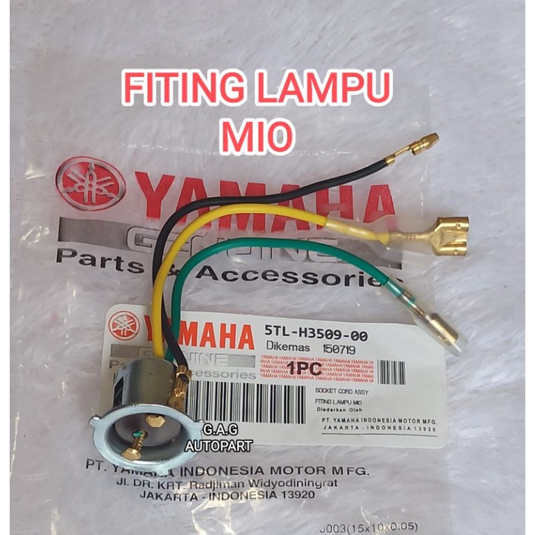 FITING LAMPU YAMAHA MIO MIO J GT MIO M3 5TL