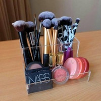 Akrilik Kotak brush makeup - lipstik / Tempat Serbaguna