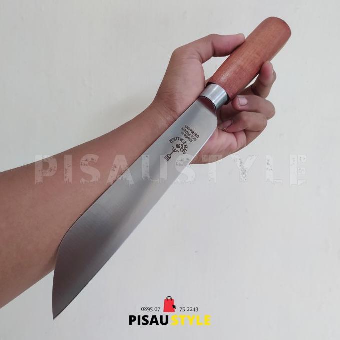 Cap Garpu Solingen Pisau Sembelih F. Herder German 8"/21Cm Asli