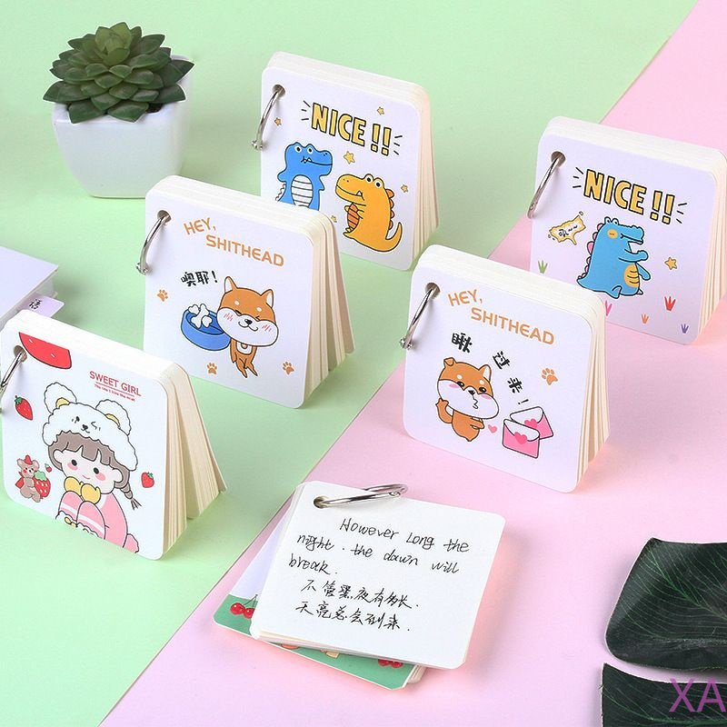 

Mini Notebook/Notepad Kecil/Notepad dengan Gantungan/Memo Ring Notebook/