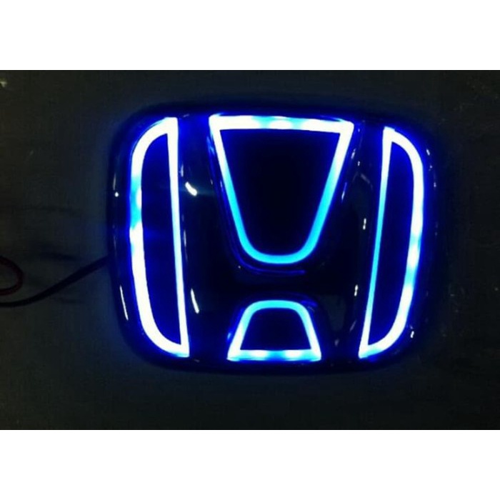 emblem mobil car logo nyala lampu led honda livina march serena teana lalaindah456