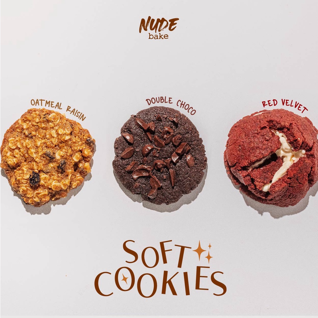 

Gluten Free & Vegan SOFT Cookies NUDE | Low Cal & Healthy Kue Kering