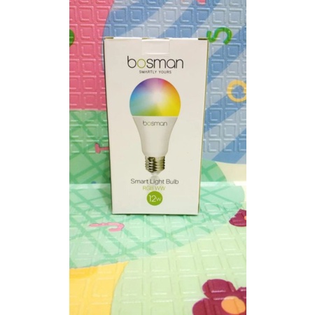 Bosman Smart LED Light Bulb 12W RGBWW - Bohlam Wifi IoT Smart Home