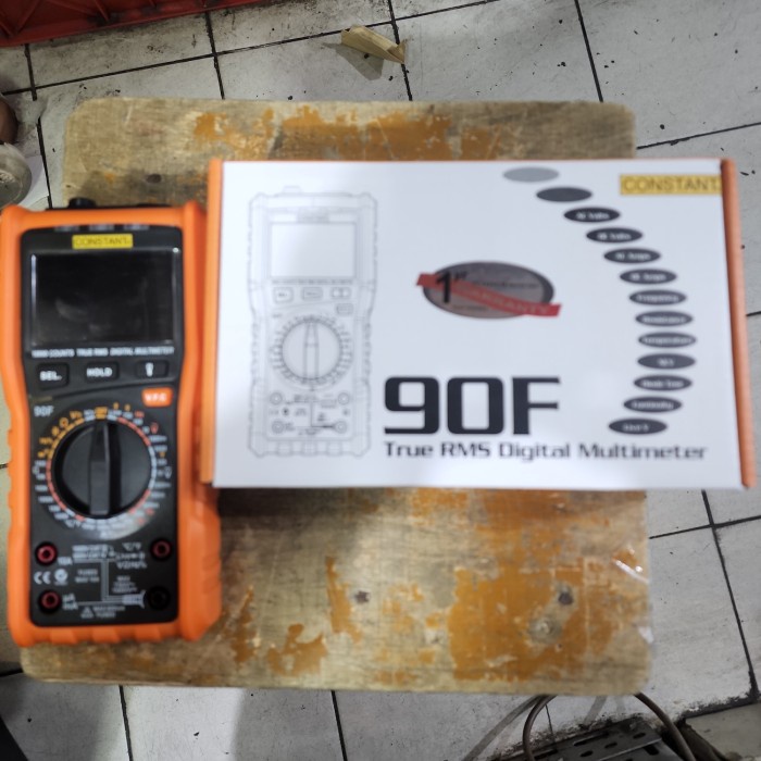 Constant 90F DMM digital multimeter proteksi varistor dan PTC 90 F