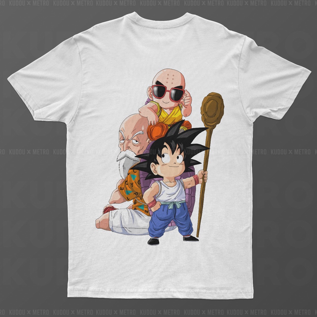 Tshirt Trio Dragon Ball White Anime Manga Premium Unisex