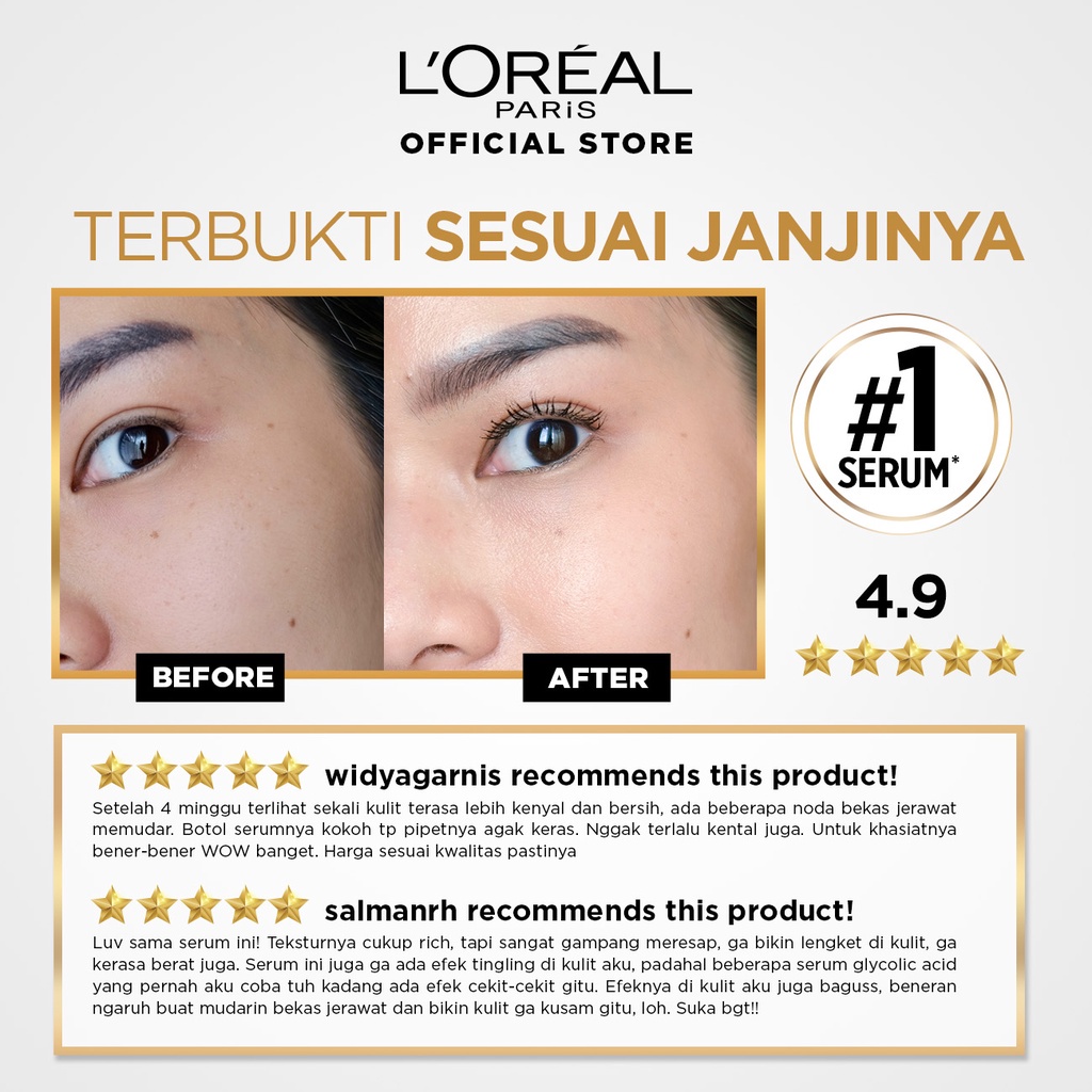 LOREAL / L'OREAL Glycolic Bright Instant Glow Serum