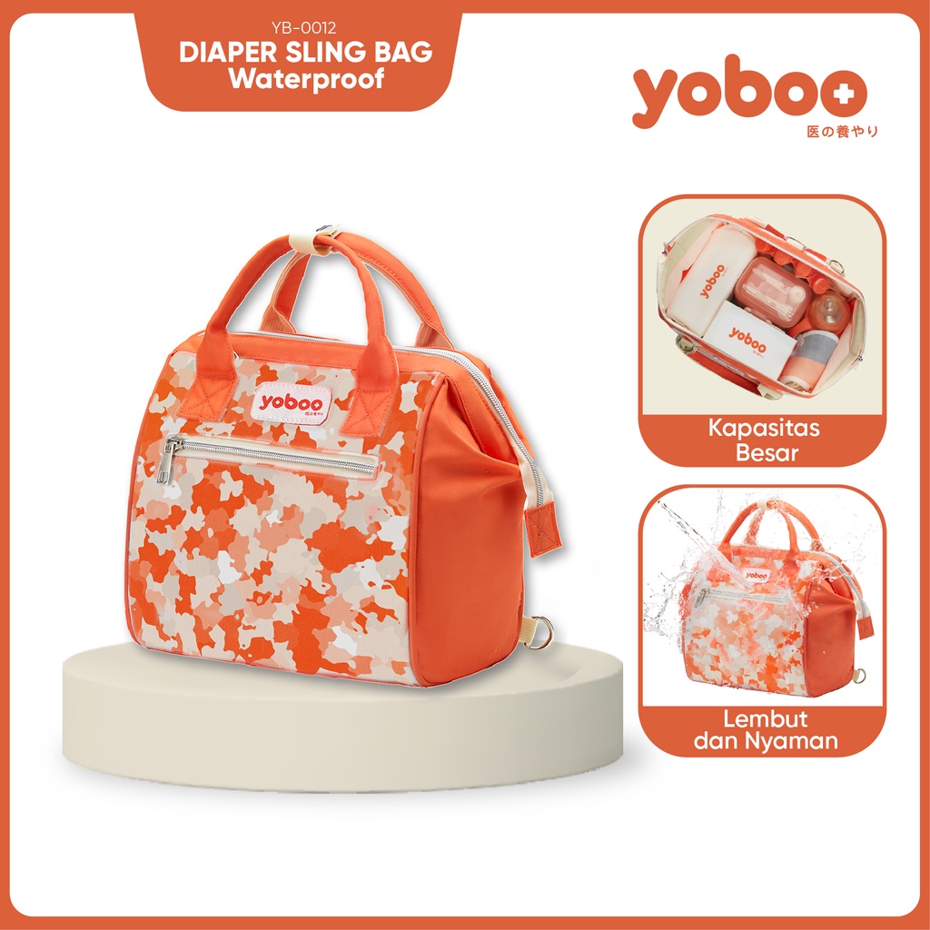 Yoboo Tas Bayi Diaper Sling Bag Waterproof Tas Selempang /YB-0012