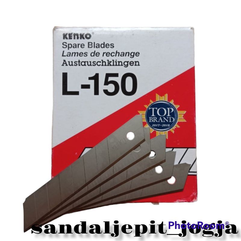 

Isi cutter besar kenko L - 150 /pisau cutter/karter 1pack isi 12tube