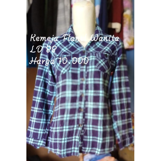 Aneka Kemeja Flanel PL Pria, Wanita, dan Remaja