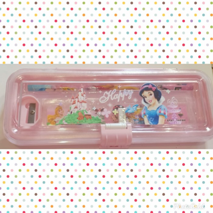 

Kotak Pencil karakter/ pencil case 1 set - Snow white