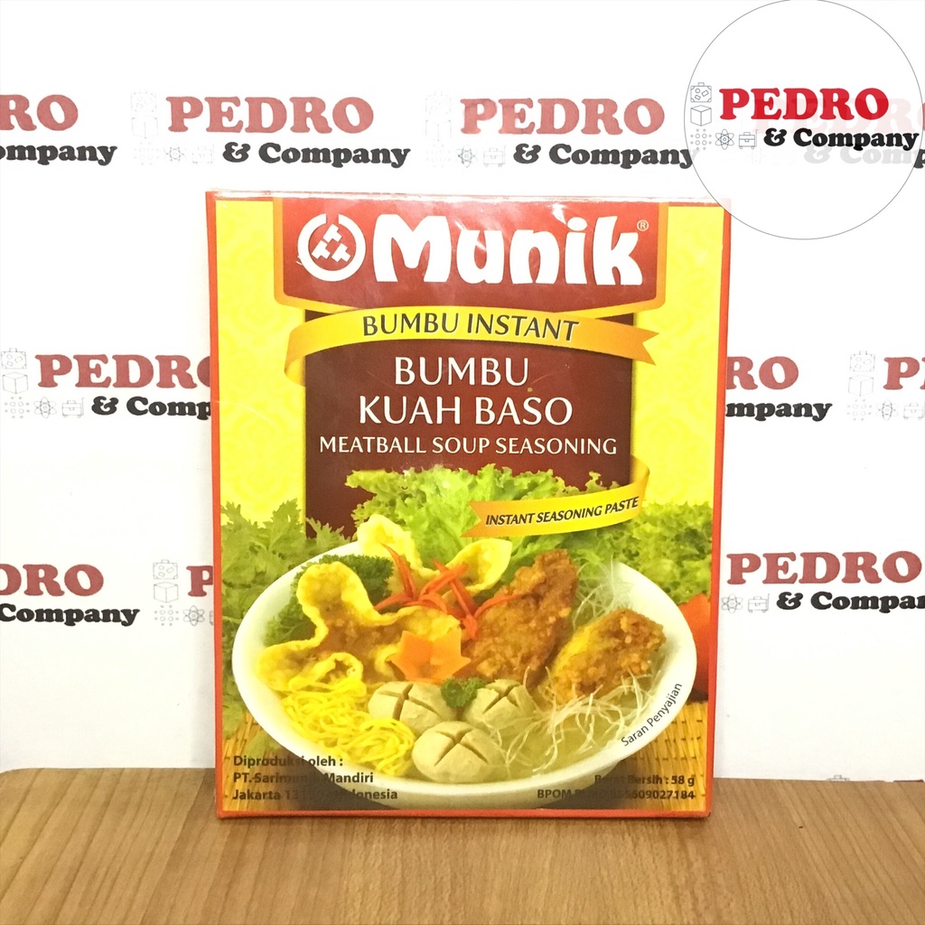 

Munik bumbu kuah baso bakso 58 gram - meatball soup seasoning indonesia