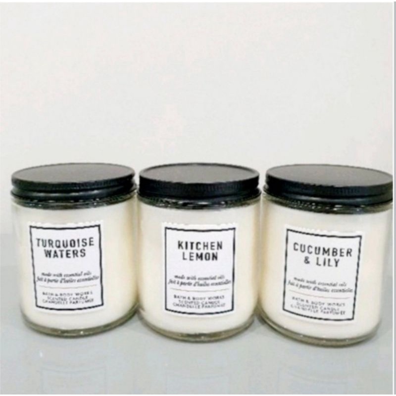 Bath and Body Works 1 WICK SCENTED CANDLE BBW