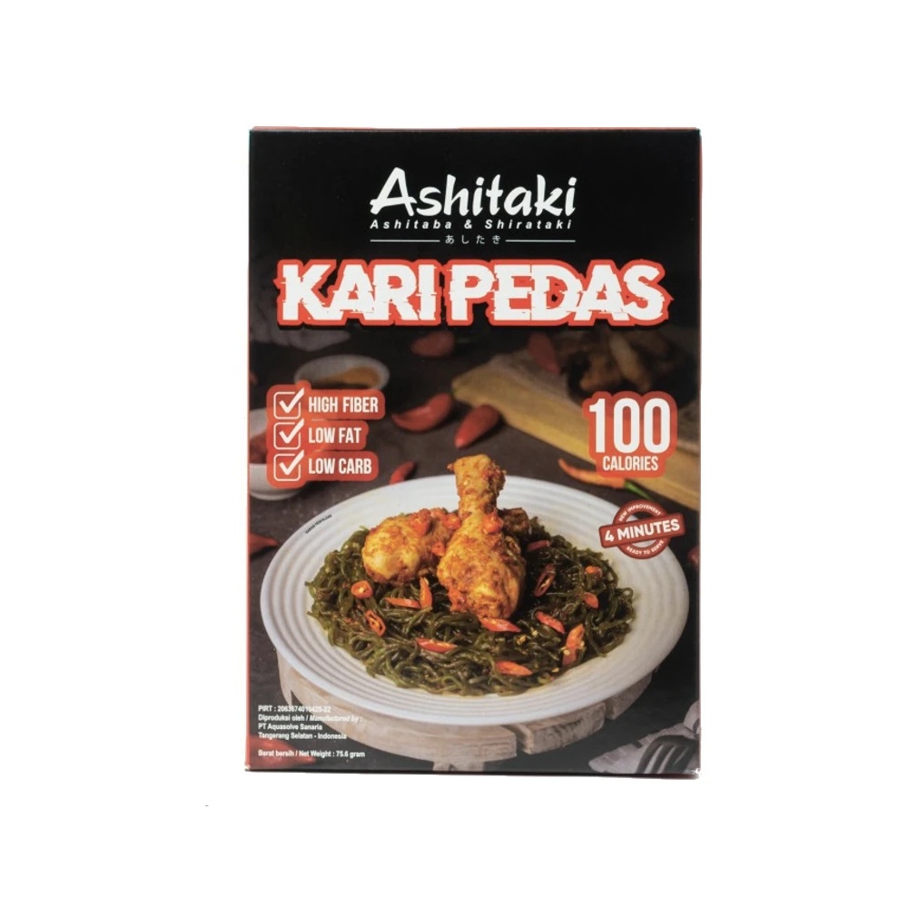 Ashitaki Mie Kari Pedas 75gr
