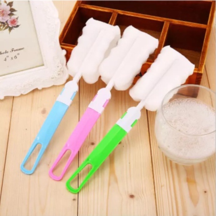 Sikat Botol Susu Bottle Nipple Brush Sikat Botol Dot | Sponge Botol Bayi Baby Bottle [Random]