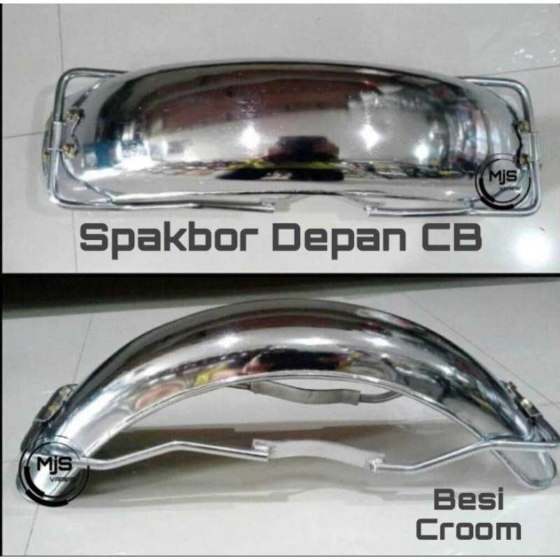 Spakbor Slebor Depan CB Besi Croom