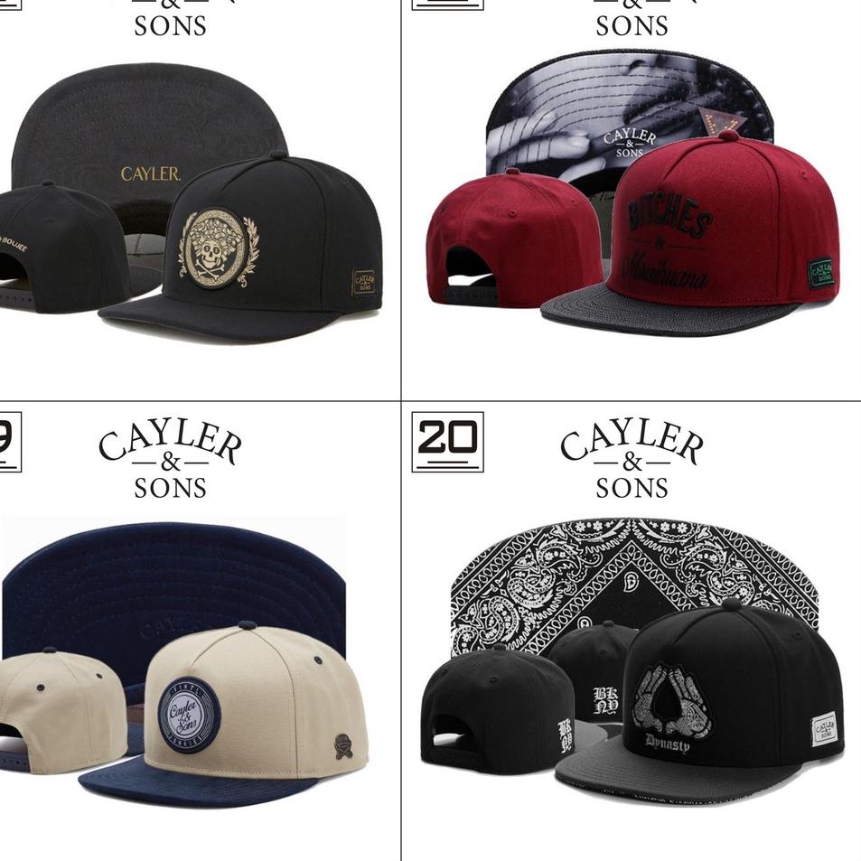 Terbaru.. TOPI SNAPBACK CAYLER & SONS ORIGINAL IMPORT
