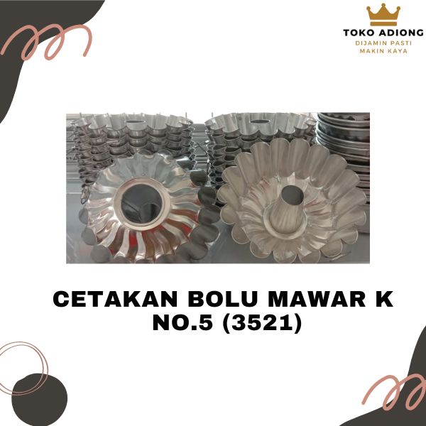CETAKAN BOLU MAWAR K NO.5 (3521)