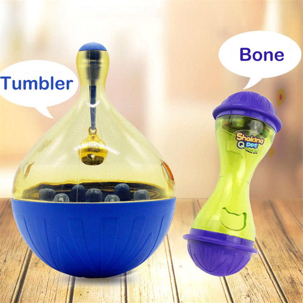 Timekey Dispenser Makanan Anjingkucing Peliharaan Bentuk Bola Interaktif L1P9