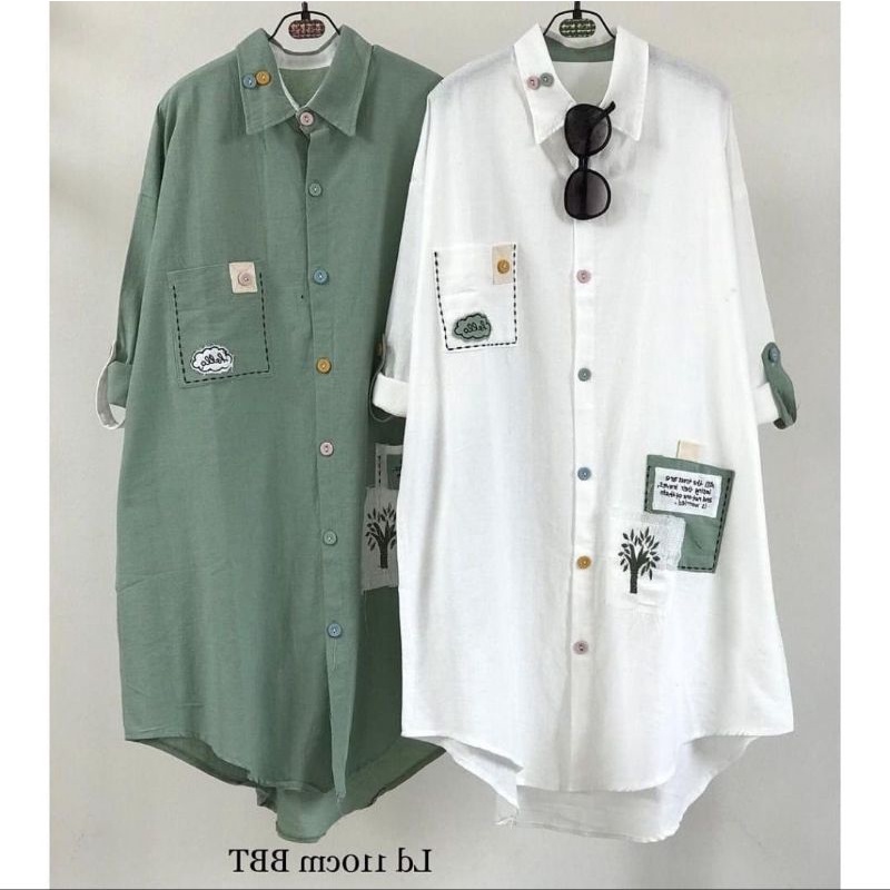 Tunik Korea Style2022 Tunik Katun Rami Premium Model Terbaru Helllo Tunik Atasan Wanita Dewasa Remaj