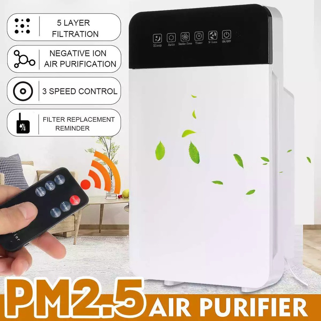 KaisaVilla Air Purifier Ruangan Hepa Pembersih Udara LCD