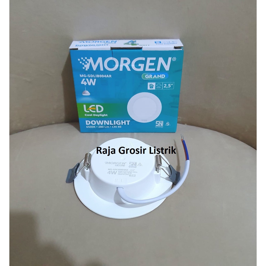 Morgen Downlight LED Model Bulat Grand Series IB Tanam 4 Watt White