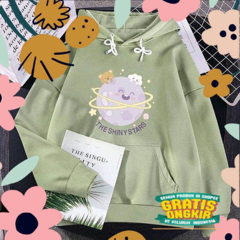 Putih Merah hitam kuning hijau orange abu / Sweater Hoodie Jaket Outerwear Pakaian Pria Wanita Overs