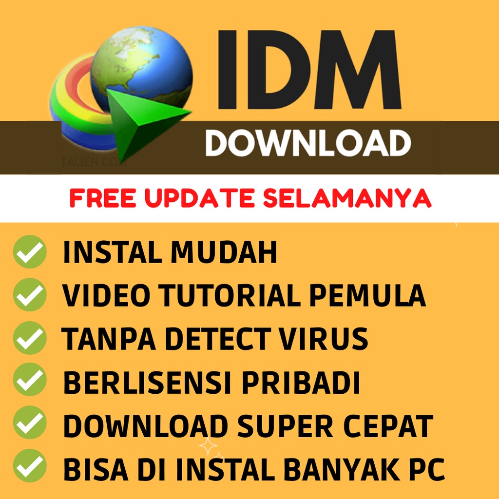 IDM - Internet Download Manager 2023, Aktif Selamanya, Website Resmi, No Trial, Lisensi Pribadi