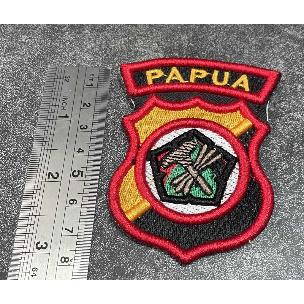 Badge Timbul Papua - Bet Pold* Papua - Bordir Papua