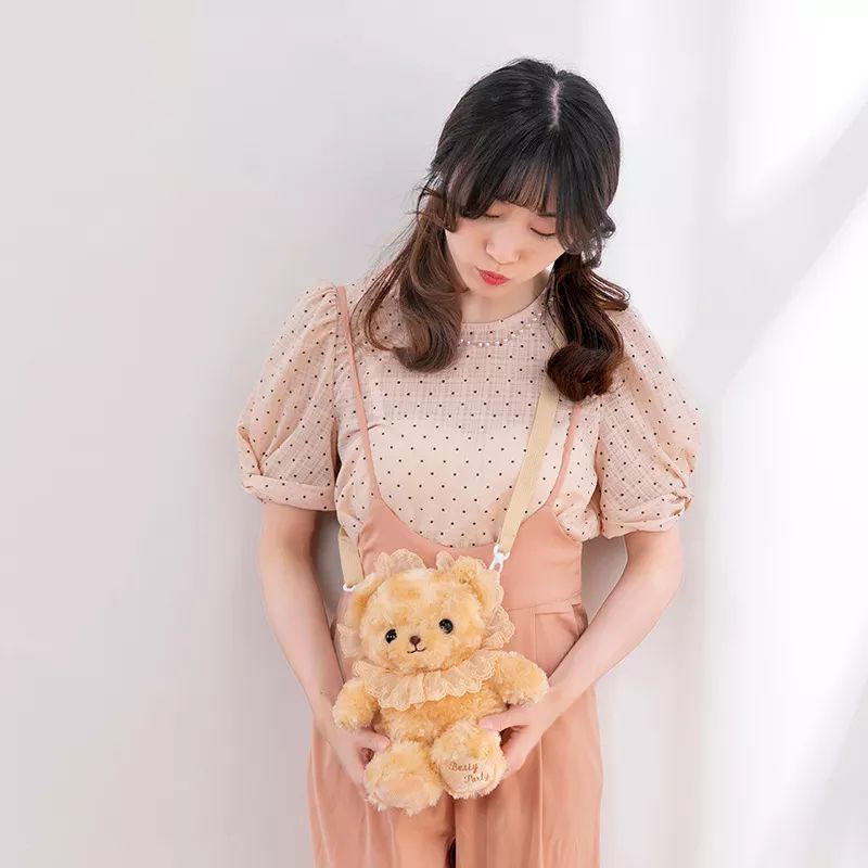 Tas selempang Boneka Renda Lucu imut gemoy