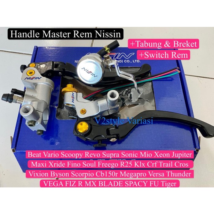 Master Rem Nissin Asli Set Handle Beat Scoopy Vario Mio Fino Rx King